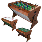 3-in-1 ROTARY GAME TABLE, BILLIARDS, TABLE FOOTBALL, AIR HOOK-UP 121x89x84.5CM Accessories Your Sports Performance