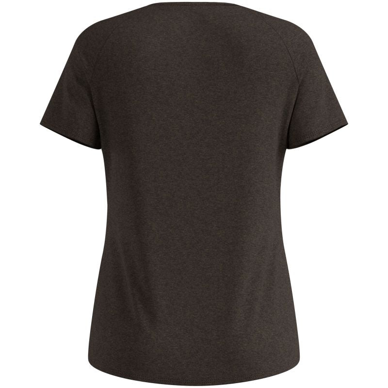Women's short-sleeve Odlo ESSENTIAL 365 T-shirt crew neck s/s, brown