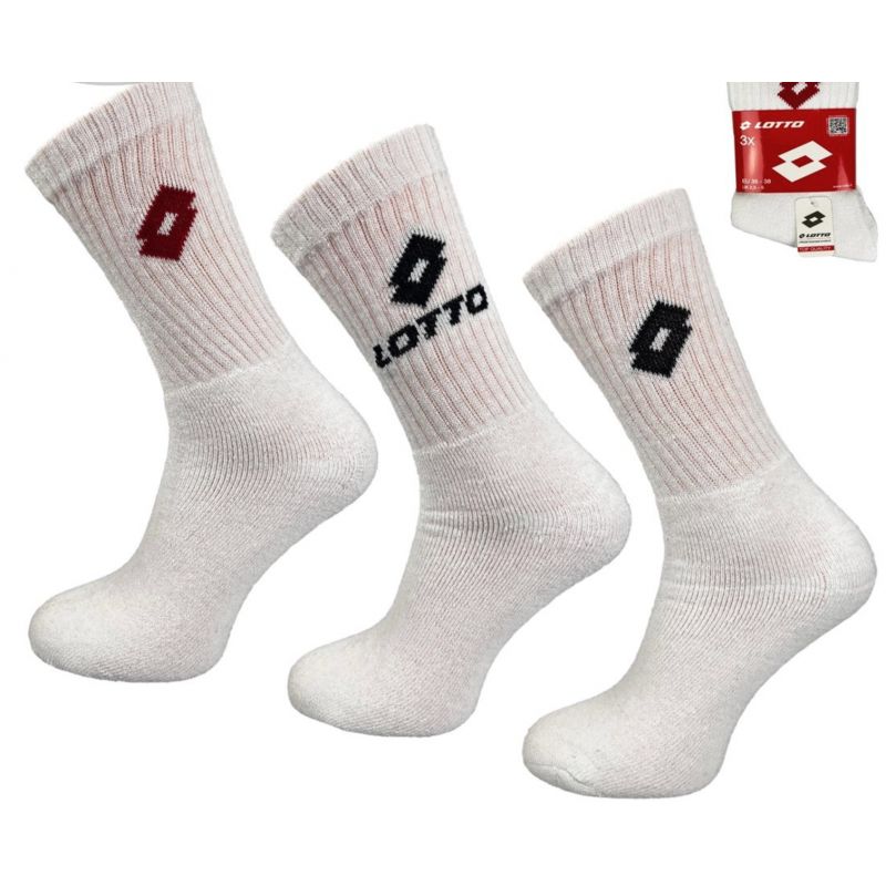 Terry socks LOTTO white 3 pairs 069609 Clothing/Lifestyle/Socks/Nike Your Sports Performance