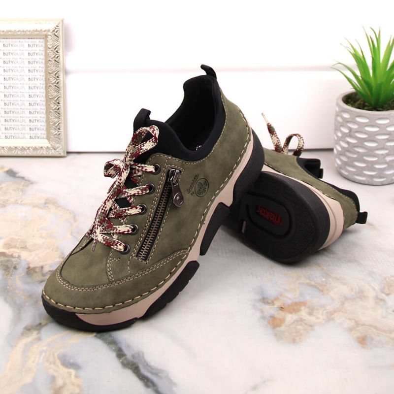 Comfortable Rieker W RKR610 green shoes Footwear/Lifestyle/Rieker Your Sports Performance