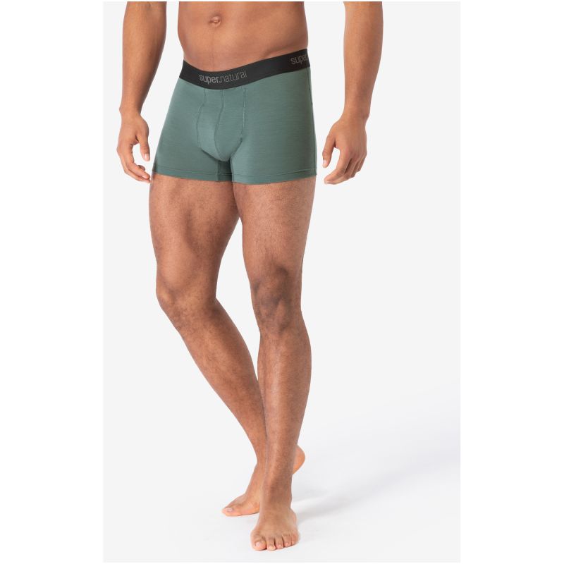Men’s Sports Boxer Briefs SUPER.NATURAL M Tundra 175 Boxer Green