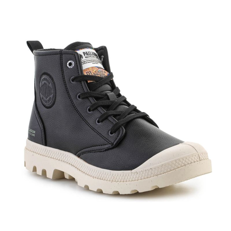 Palladium Pampa Hi Re-Vegan Leather U shoes 74378-008-M Black Footwear/Lifestyle/Palladium Your Sports Performance