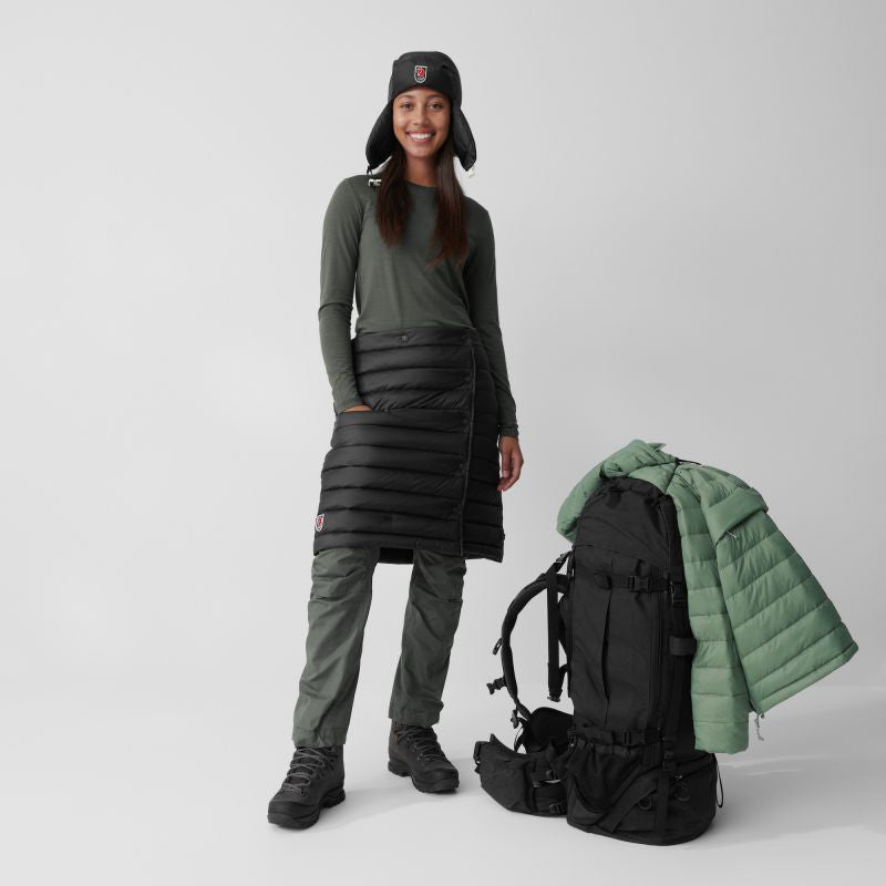 Fjällräven Expedition Pack Down Skirt Black women's trekking skirt (F86367-550) In preparation Your Sports Performance