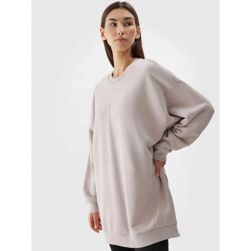 Women's sweatshirt without a hood, 4F 4FAW23TSWSF0764-56S *Kategoria tymczasowa Your Sports Performance