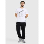 Men's regular printed T-shirt 4F 4FRAW25TTSHM3845-10S 4f
