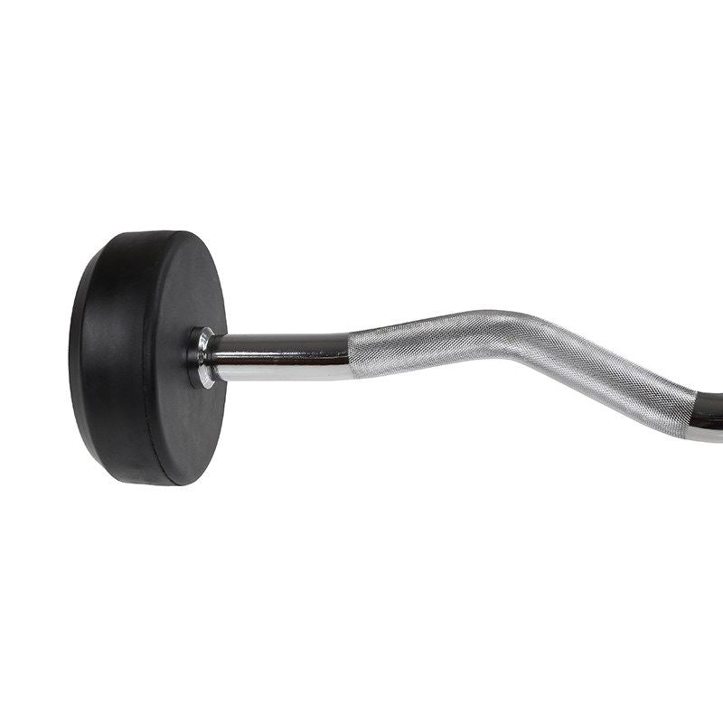 Rubber-coated fixed barbell/bar, curved, 35 kg HMS GSL35 In preparation Your Sports Performance