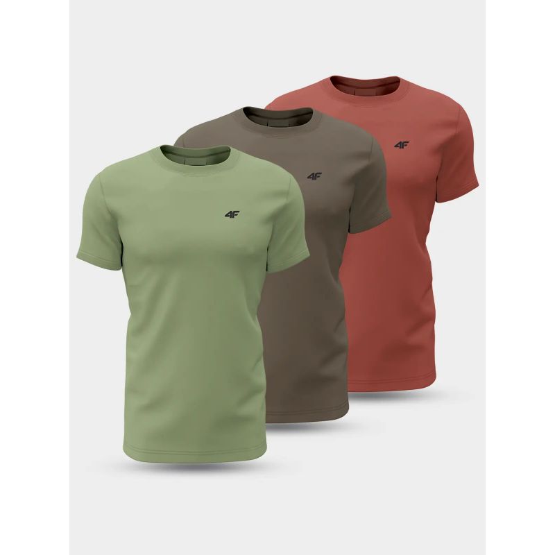 T-shirts 4F M 4FWSS24TTSHM1896-91S 3PAK Clothing/Lifestyle/T-shirts 4F