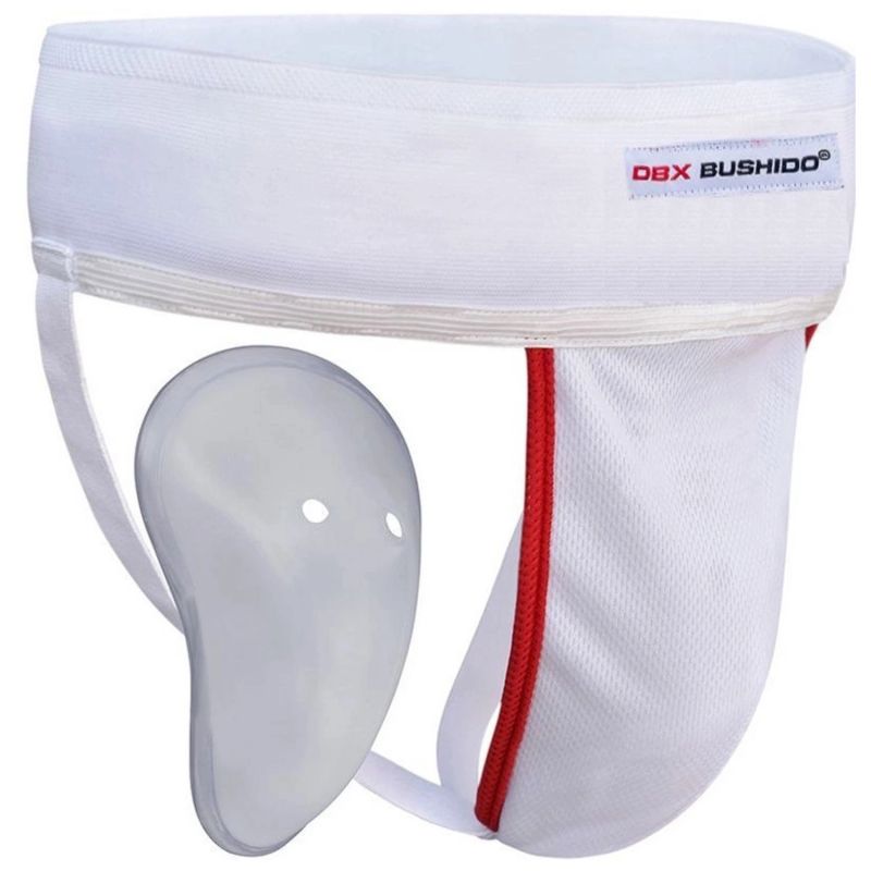 Men's Suspensor Crotch Protector - White -M DBX Bushido