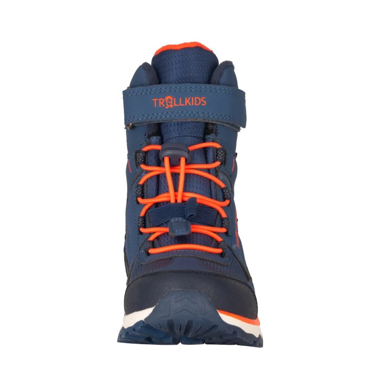 Trollkids Kids' Hafjell Winter Boots XT nordic blue/mystic blue/flame orange (585-122)