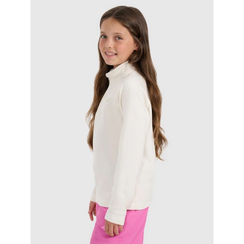 Girls' thermal fleece underwear (top) 4F 4FJRAW25UFLEF070-11S *Kategoria tymczasowa Your Sports Performance
