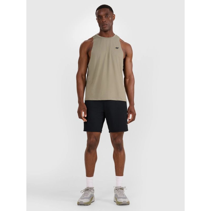 Men's quick-drying training tank top 4F 4FWAW25TFSLM554-43S