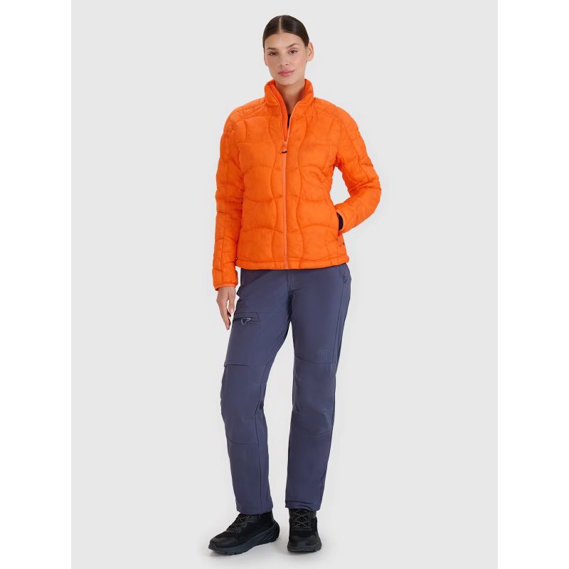 Women's down trekking jacket with Primaloft Silver filling 4F 4FWSS25TDJAF531-70S *Kategoria tymczasowa Your Sports Performance