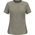 Women’s Odlo ZEROWEIGHT ENGINEERED CHILL-TEC T-shirt, crew neck, short sleeves, grey