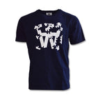 Wood Wood Ace Puzzle T-shirt Navy - 10295703-2222-7000 Odzież/Odzież na co dzień Your Sports Performance