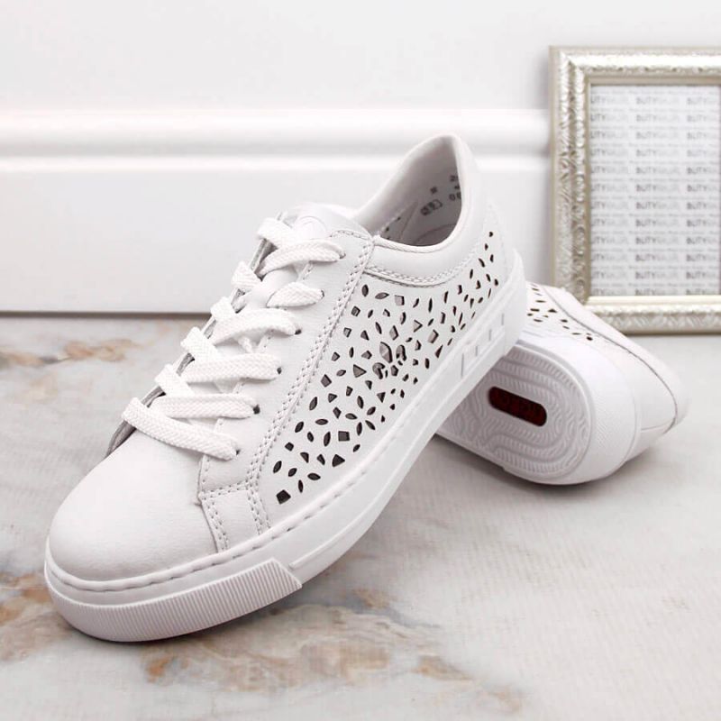 Rieker W RKR641 leather comfort shoes white Footwear/Lifestyle/Rieker Your Sports Performance