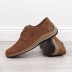 Rieker M RKR528 brown openwork leather shoes Footwear/Lifestyle Your Sports Performance