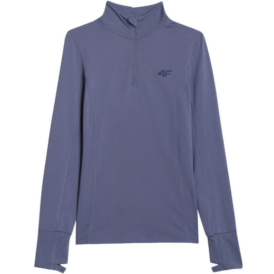 Women's thermal sweatshirt 4F F098 denim 4FWAW25UBRUF098 32S In preparation Your Sports Performance