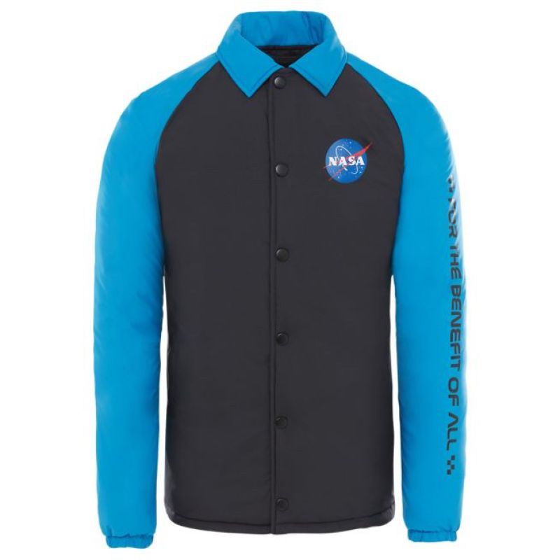 Vans X Space Voyager NASA Torrey Padded MTE Black Space Blue Men's Jacket - VN0A3HXZWU6 Odzież/Odzież na co dzień Your Sports Performance