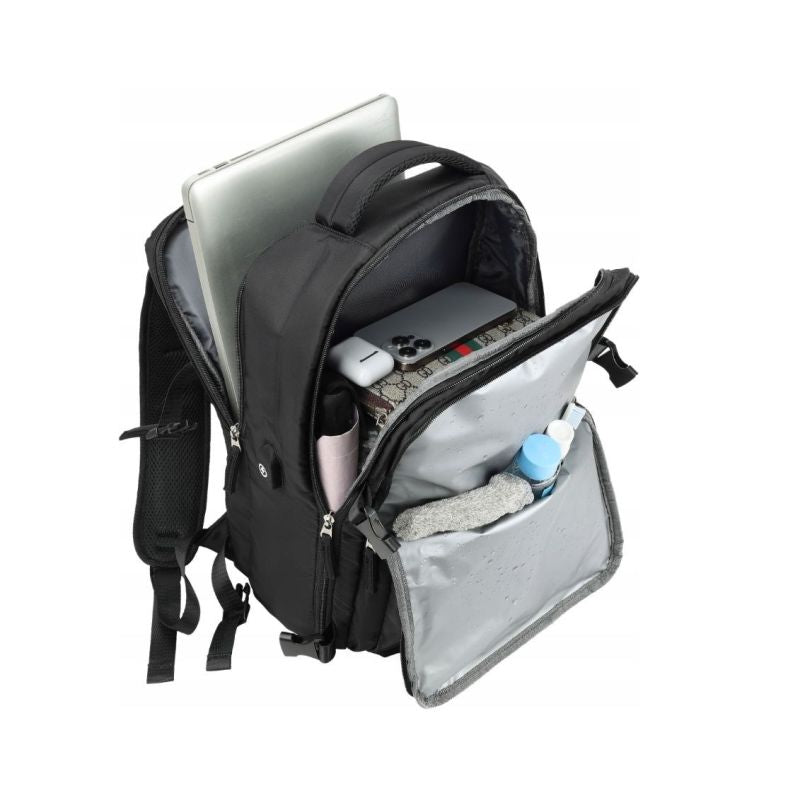 NOVEEN CTB400 Black Cabin Travel Backpack 40x20x25 Bagaż/Plecaki Your Sports Performance