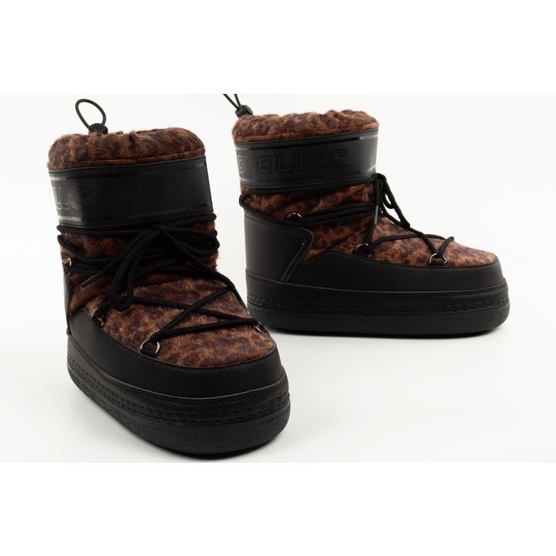 O'neill women's Lisa F High snow boots, leopard print, insulated, winter