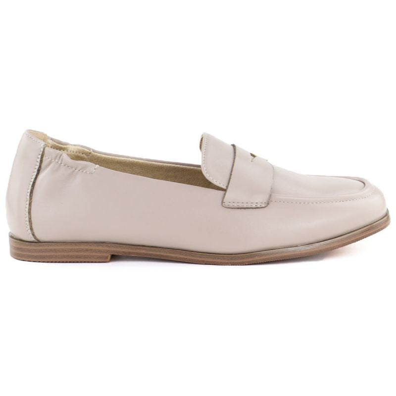 Women's beige leather moccasins Vinceza 18121 To be categorized Your Sports Performance