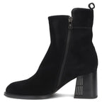 Black Women’s Leather Heeled Ankle Boots Filippo DBT8191
