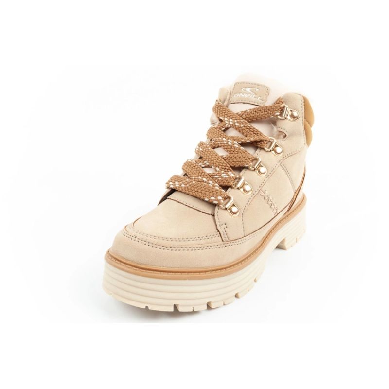 O'neill winter boots women's hiking boots ankle boots insulated fashionable beige brown ONeill