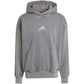 Men's adidas ALL SZN Fleece Washed Hoodie gray JL6539 In preparation Adidas