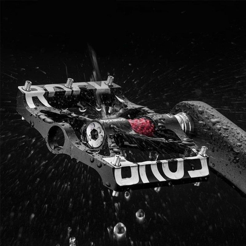 Rockbros 37213071001 Aluminum Alloy Bicycle Pedal Set - Black Import z Action/Rowery i akcesoria/Części rowerowe Your Sports Performance