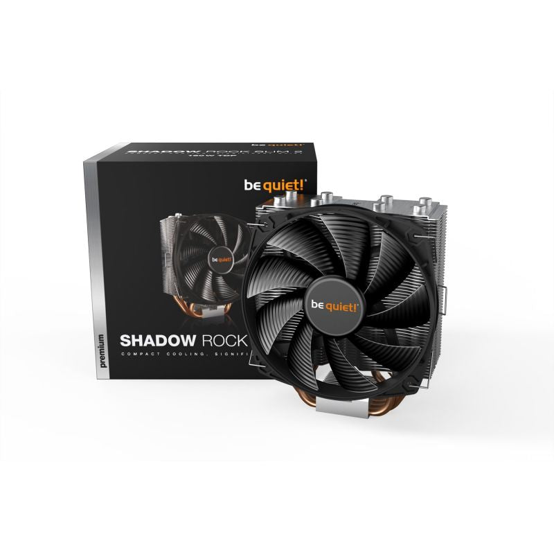 be quiet! SHADOW ROCK SLIM 2 Processor Cooler/Fan 13.5 cm Aluminum, Black, Copper 1 pc. Chłodzenie/Chłodzenie CPU Your Sports Performance