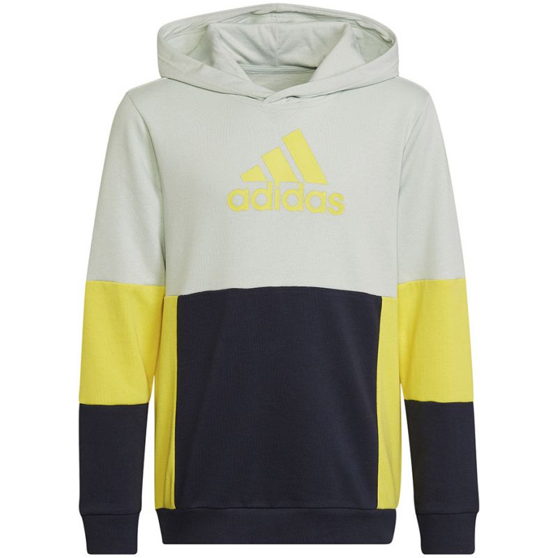 Adidas Colourblock Hoodie Jr HN8567 sweatshirt Clothing/Lifestyle Adidas
