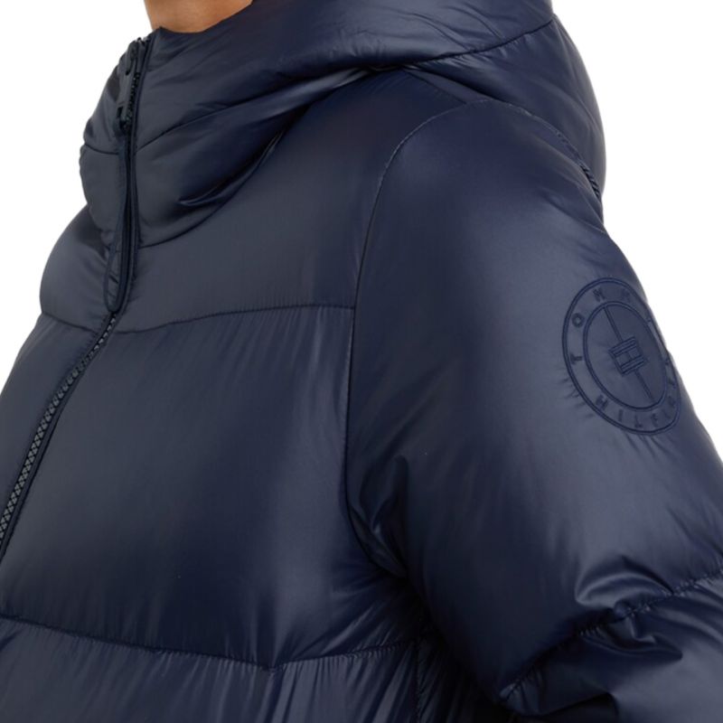 TOMMY HILFIGER WOMEN'S PADDED LOGO COAT In preparation Your Sports Performance