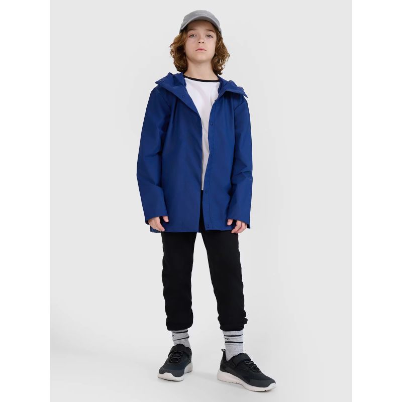 Children's transitional raincoat with rubber coating 4F 4FJWSS25TJACU213-31S *Kategoria tymczasowa Your Sports Performance