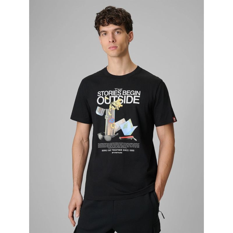 Men's regular printed T-shirt 4F 4FRSS26TTSHM3811-20S 4f