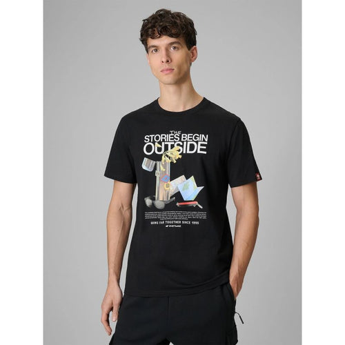 Men's regular printed T-shirt 4F 4FRSS26TTSHM3811-20S 4f