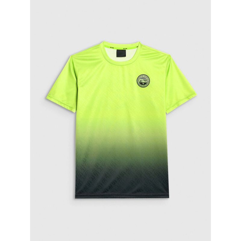 Men's quick-drying T-shirt with print 4F x Robert Lewandowski 4F RL9SAW25TTSHM3358-45N
