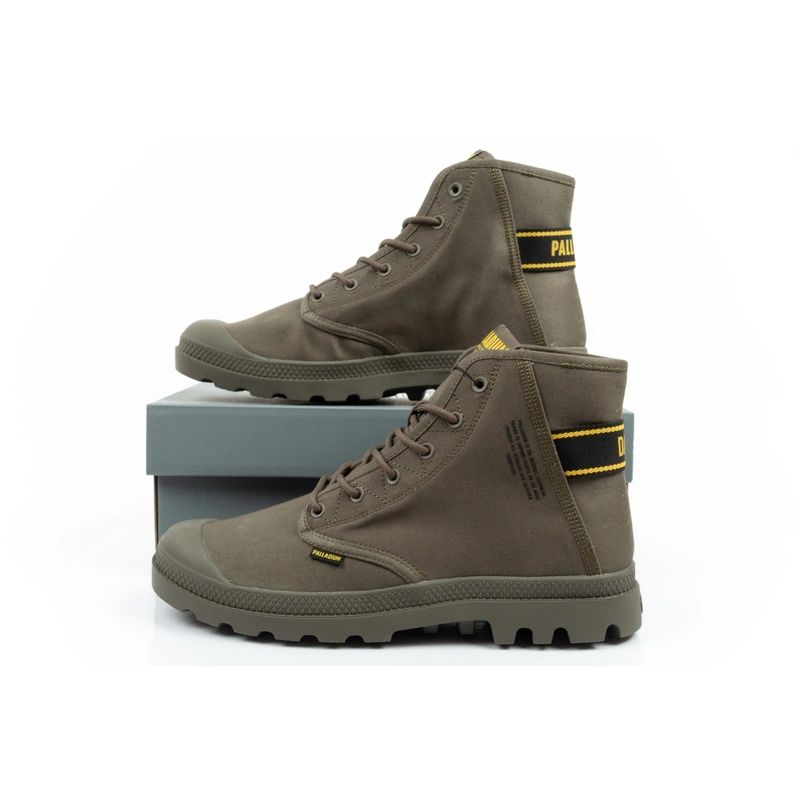 Palladium Men's Pampa Hi Dare II High Top Sneakers Olive In preparation Your Sports Performance