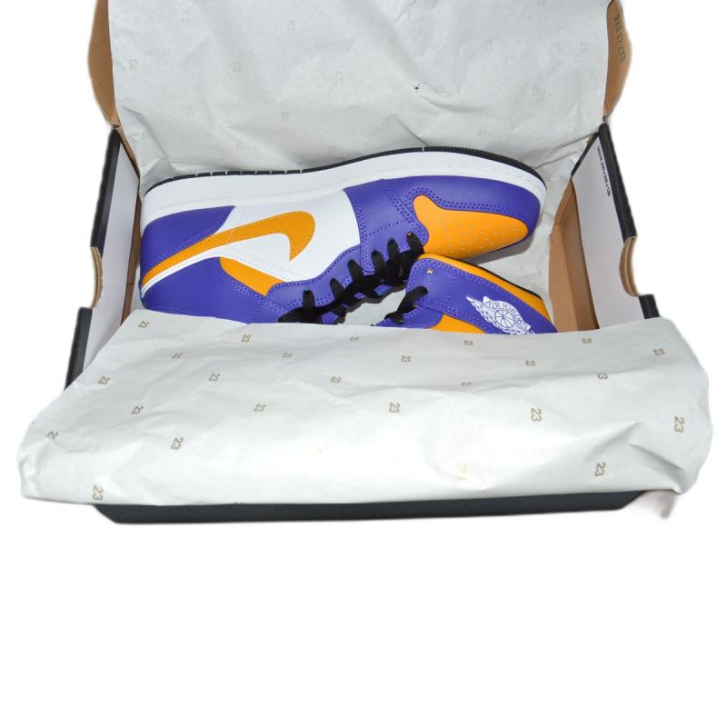 Air Jordan 1 MID Sneakers Los Angeles Lakers LA - DQ8426-517 Obuwie/Buty na co dzień Your Sports Performance