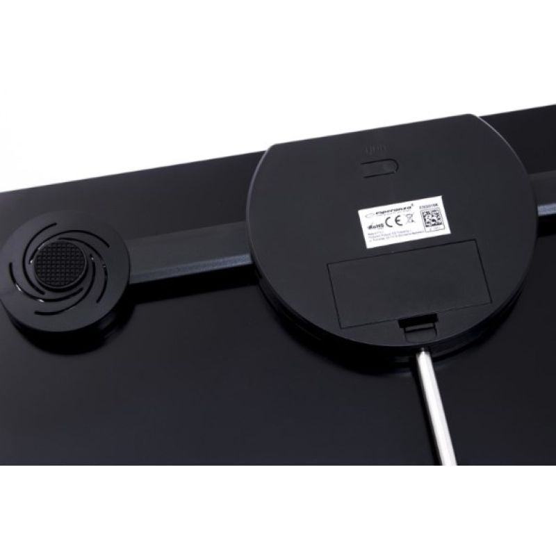 Esperanza EBS016K Bluetooth Scale (Black) AGD - Produkty/Wagi łazienkowe Your Sports Performance