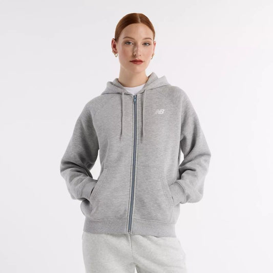 New Balance Sport Fleece Logo Full Zip Sweatshirt W WJ43525AG Clothing/Lifestyle/New Balance New Balance