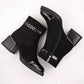 D&amp;A S.Barski ankle boots with decorative heel Premium Collection W MR880-018 OLI269A Footwear/Lifestyle/S.Barski Your Sports Performance