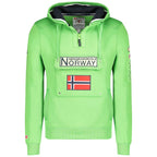 Geographical Norway Gymclass 054 Pop M sweatshirt WW4181H/GN-Flashy green Clothing/Outdoor/Geographical Norway Your Sports Performance