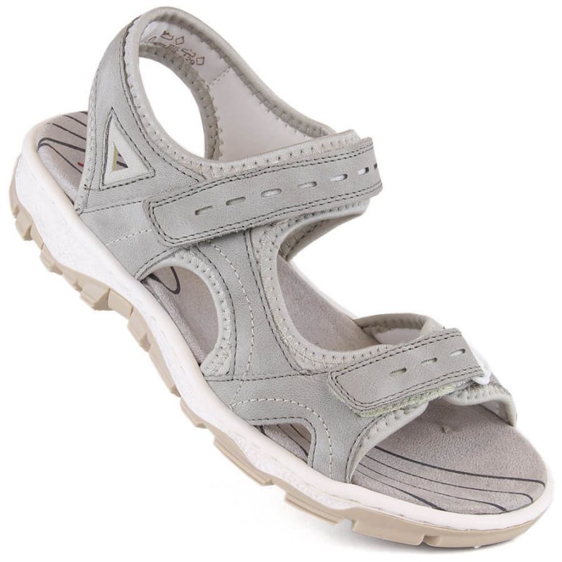 Comfortable Rieker W RKR674 gray sandals Footwear/Lifestyle/Rieker Your Sports Performance