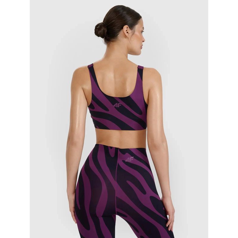 4F 4FWSS25USBAF165-50A Medium Support Yoga and Pilates Bra Clothing Your Sports Performance