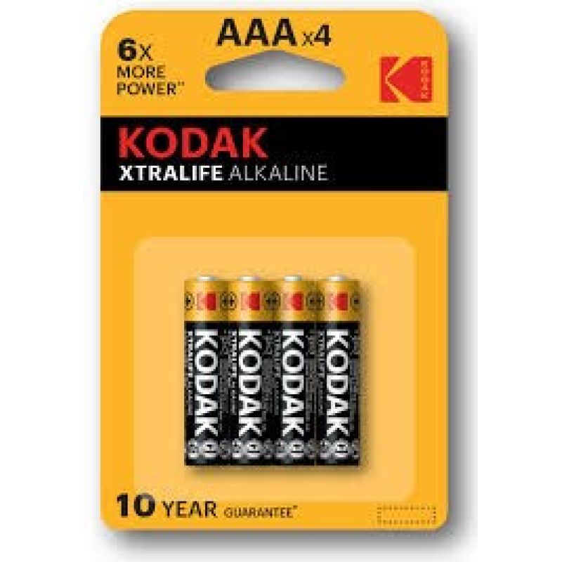 KODAK XTRALIFE ALK.LR3 ALKALINE BATTERIES BLISTER [SET=4PCS] Baterie, akumulatorki i ładowarki/Baterie Your Sports Performance
