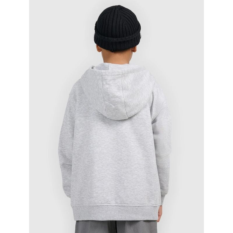Boy's sweatshirt with hood, open, 4F 4FJWMM00TSWSM1860-25M 4f