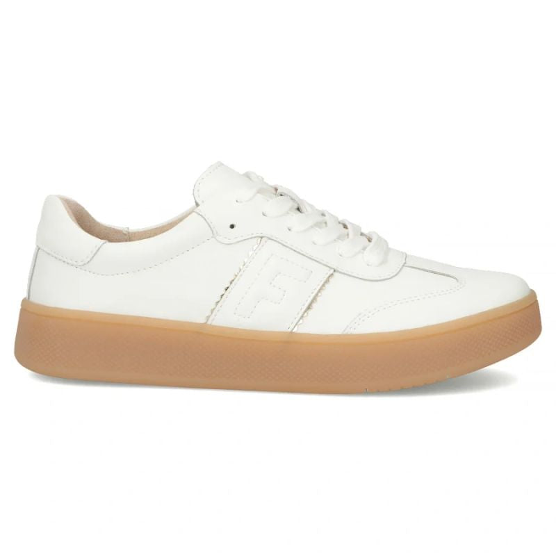 Women's leather platform shoes white Filippo DP7543/26 Filippo