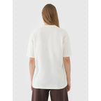 Women's oversize plain T-shirt 4F 4FRSS25TTSHF2694-11S *Kategoria tymczasowa Your Sports Performance