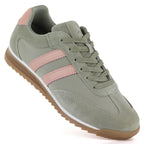 Women's green leather sneakers McArthur MA258W McArthur