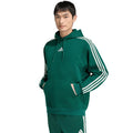 adidas Essentials 3-Stripes Fleece Hoodie men's green KZ1413